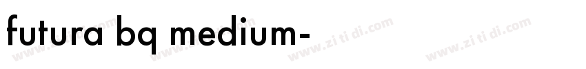 futura bq medium字体转换